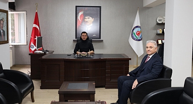 İlçe Emniyet Müdürü Şavaş KAN’dan Kaymakamımız Hasan UĞUZ’a Ziyaret