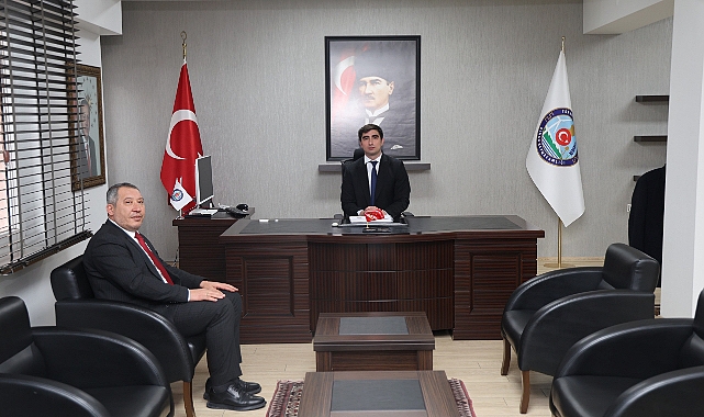 Başkan Topçu’dan Kaymakam Vekilimiz Serdar Cantepe’ye Ziyaret