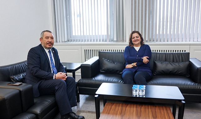 Başkan Veysel Topçu’dan Başkan Burcu Köksal’a Ziyaret!