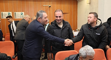 Dinar Belediye Başkanımız Veysel Topçu, yapı sektör temsilcileriyle bir araya geldi!