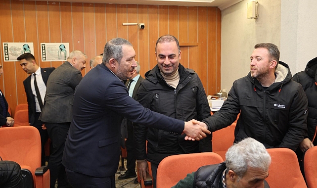 Dinar Belediye Başkanımız Veysel Topçu, yapı sektör temsilcileriyle bir araya geldi!