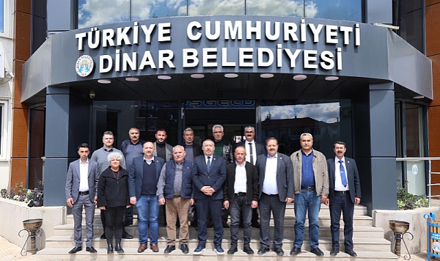 İl Genel Meclisinden Dinar Belediyesine Ziyaret