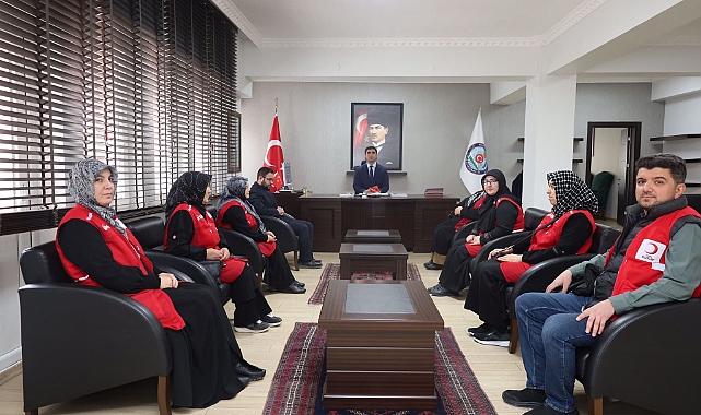 Kızılay Dinar Temsilciliği’nden Kaymakam Vekili CANTEPE’ye Ziyaret